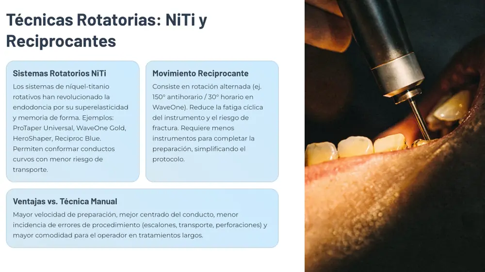 Técnicas de tratamiento de conductos